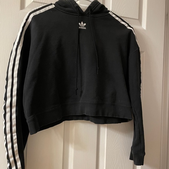 ADIDAS ORIGINALS OVERSIZED CROPPED HOODIE - Picture 2 of 2